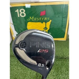 Ping Golf I25 Tungsten Driver 8.5° UST 65 Gold Stiff Flex Shaft Tour Velvet Grip